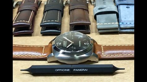 changing straps panerai|where to buy panerai straps.